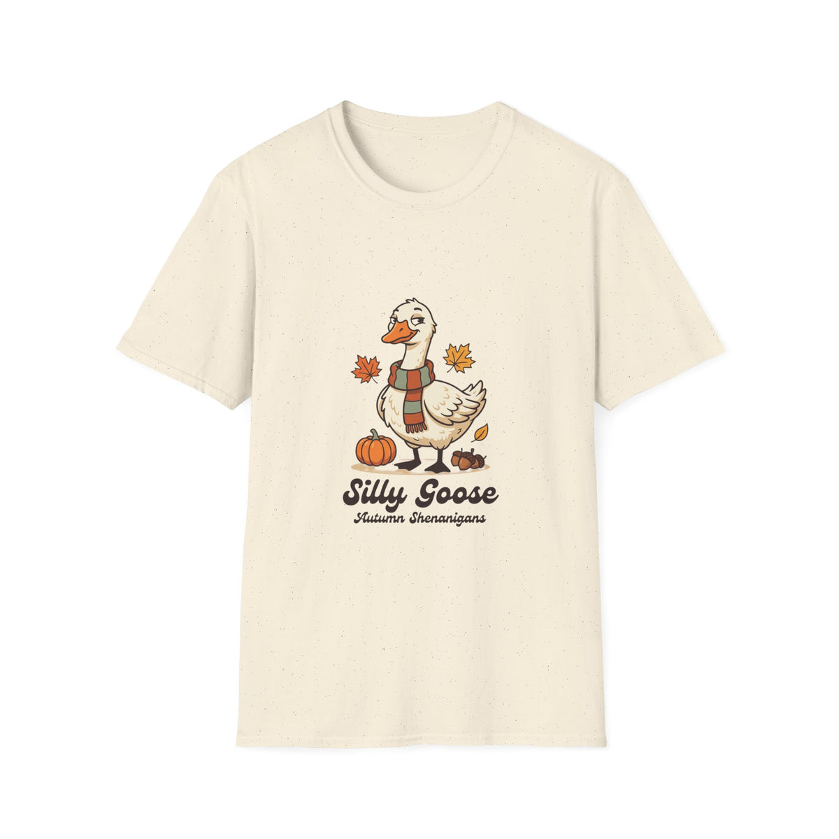 Silly Goose fall tee in Natural