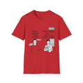 This Escape Room Sucks comic tee in Red