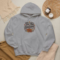 ’Tis the Season pumpkin hoodie in Sport Grey