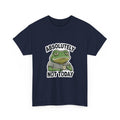 Absolutely Not Today frog tee in Navy