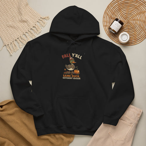 Fall Y’all duck hoodie in Black